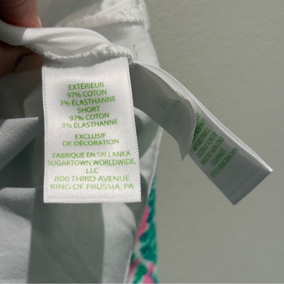 NWOT- Lilly Pulitzer Prosecco Pink Hanging Around Tawney Monkey Skort Size 6 - Picture 5 of 9